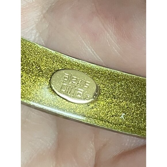 ALEXIS BITTAR Crystal Rhinestone Lucite Skinny Tapered Bangle Bracelet - Picture 13 of 16